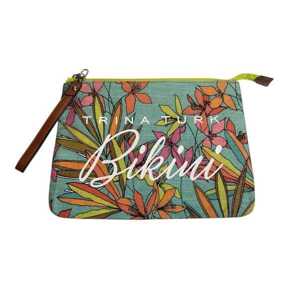 Trina Turk Bikini Floral Wristlet - Picture 1 of 3